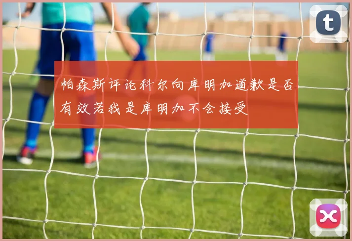 帕森斯评论科尔向库明加道歉是否有效若我是库明加不会接受